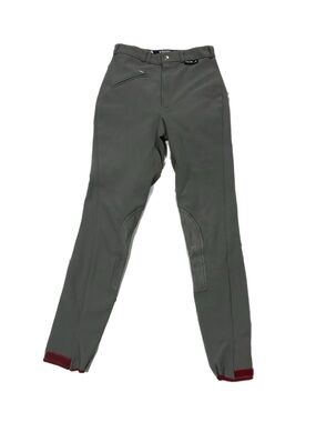 Euro-Star Equestrian Riding Pants/Breeches Sz 28 Stretch Jockey Horseback Gray